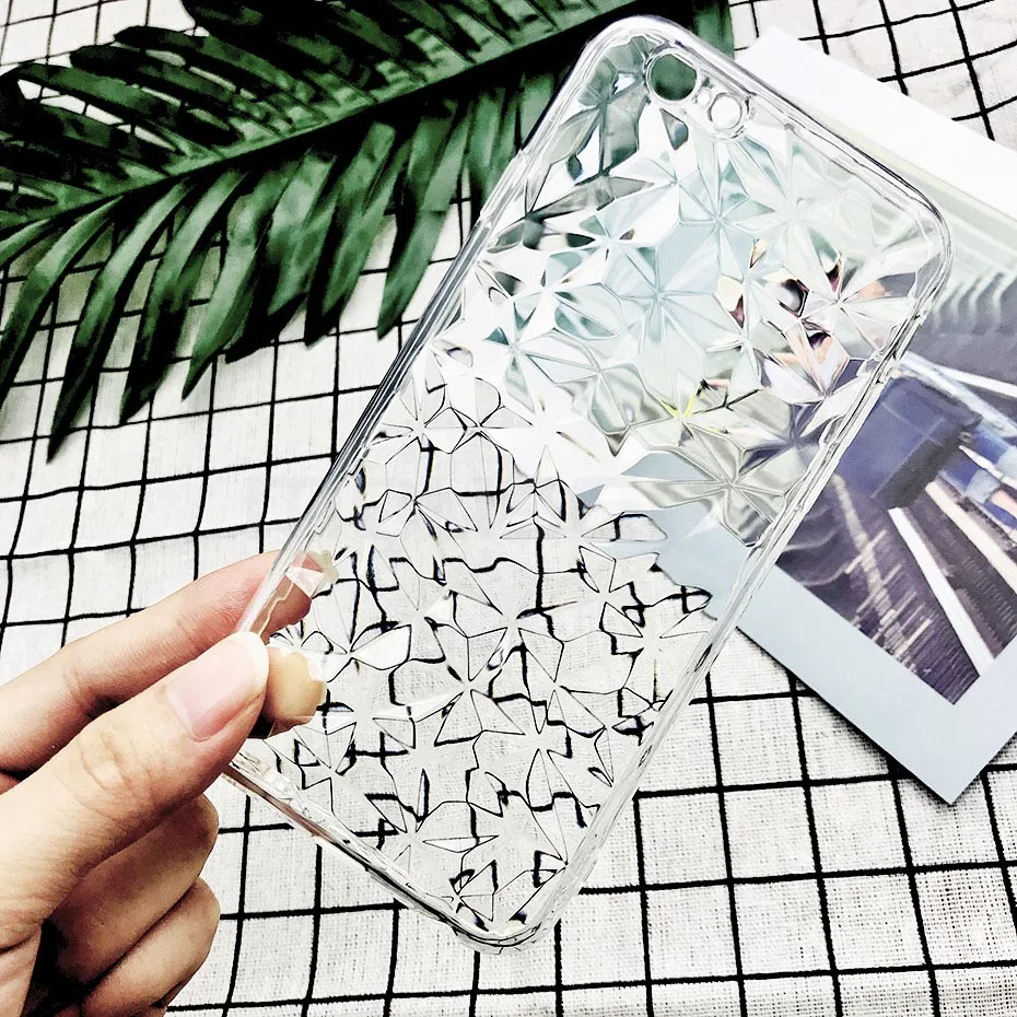 MOUSEMI For iPhone 6 Case Girls Glitter Luxury Soft Silicone Shockproof Clear Transparent Case For iPhone 8 6s 6 Plus 7 X Cover (5)