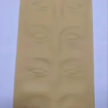 5 шт./лот силиконовые высокое качество Skin Практика татуировки 3D Косметическая Перманентный Макияж бровей практика за кожей вокруг глаз