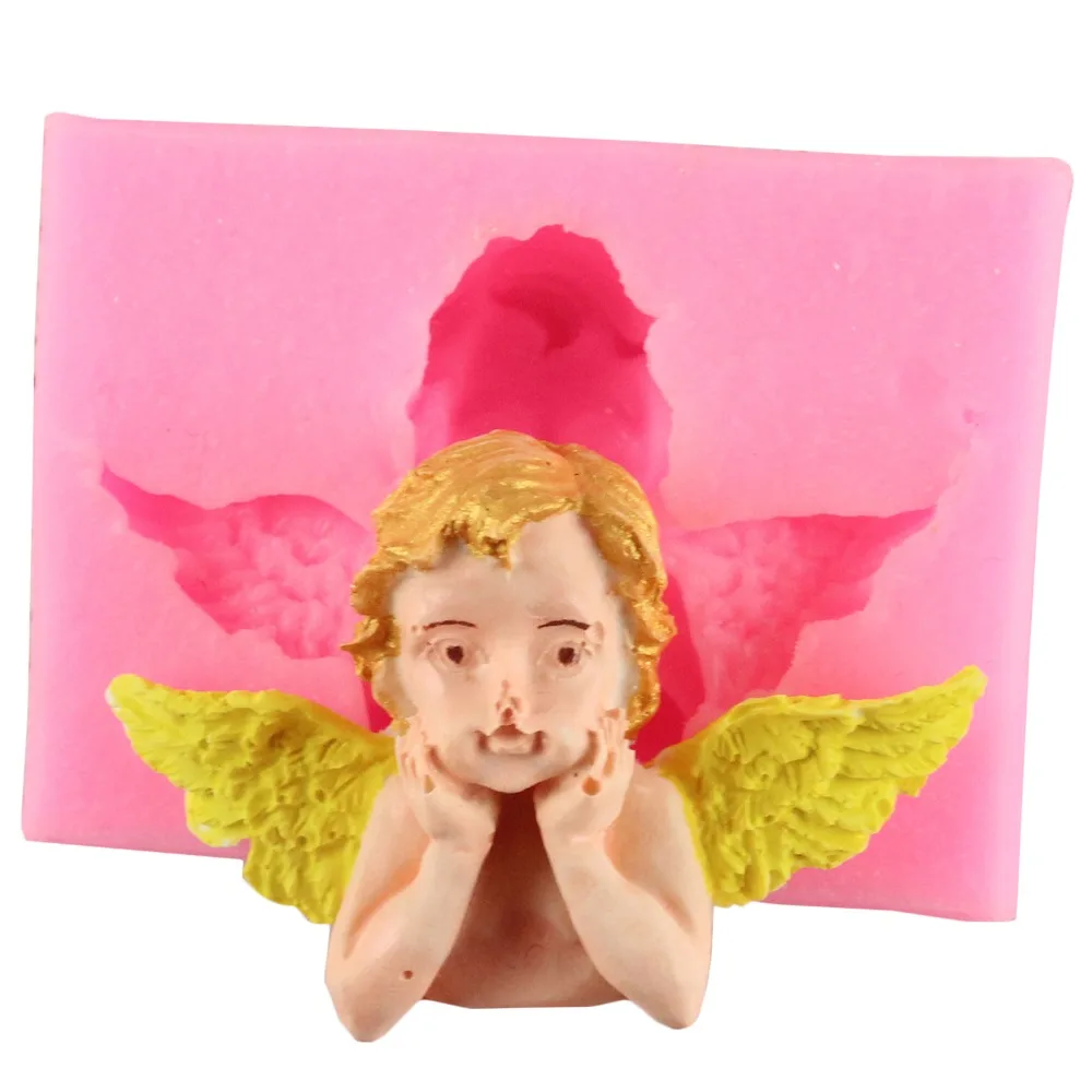 

Sugarcraft Angel Frame Silicone Mold Resin Clay Fondant Molds Cake Decorating Tool Chocolate Candy Gumpaste Kitchen Baking Mould
