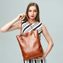 Fashion font b Women s b font Fashion Genuine font b Leather b font Handbag font