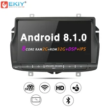 EKIY ips DSP автомобильный мультимедийный плеер для Lada Веста 1 Din Android 8.1.0 gps-навигация Авторадио системы стерео радио Wi Fi 4 г USB
