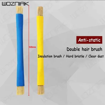 

Wozniak Anti-static Main Plate PCB Industrial Brush Motherboard Maintenance Repair Clean Tool Soft Hair Double Head Brush