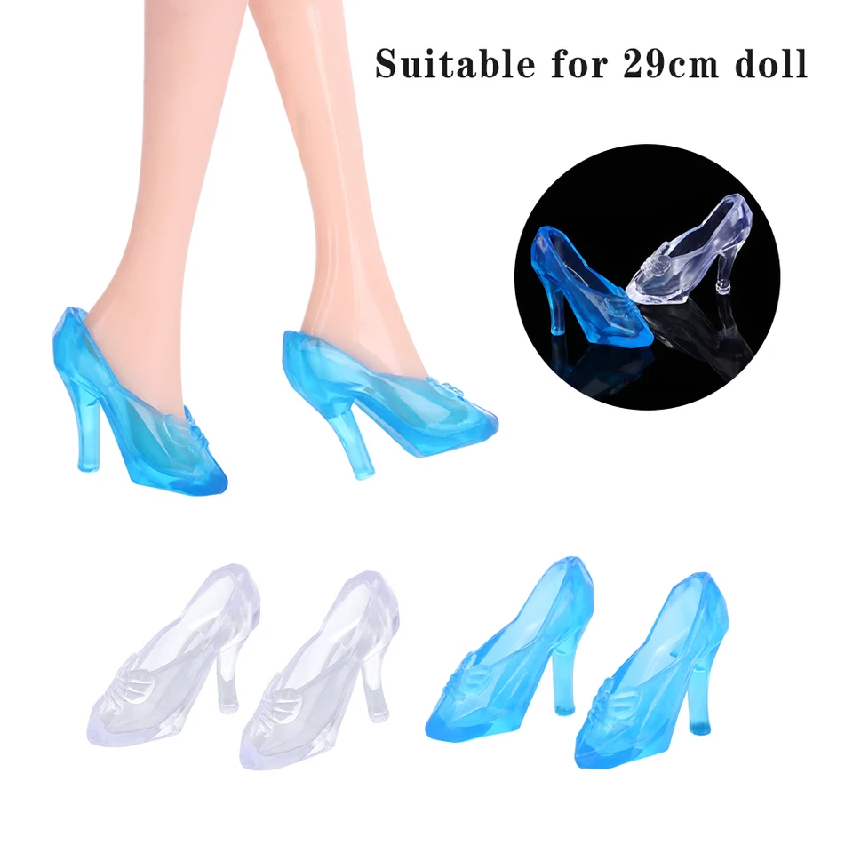 princess plastic heels