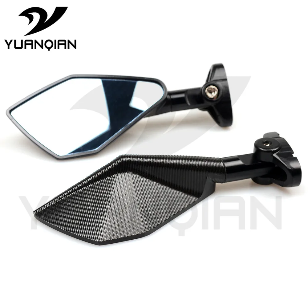 

Universal CNC Aluminum Motorcycle Rearview Mirror Chopper Cruiser Scooter Side Mirrors FOR KAWASAKI Z250 Z750 Z800 Z1000 ZR800