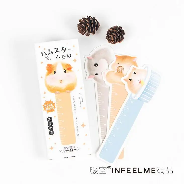 30 pcs/pack Dear Lovely Hamster Bookmark Paper Cartoon Animals Bookmark Promotional Gift Stationery Film Bookmark 30 pcs/pack Dear Lovely Hamster Bookmark Paper Cartoon Animals Bookmark Promotional Gift Stationery Film Bookmark