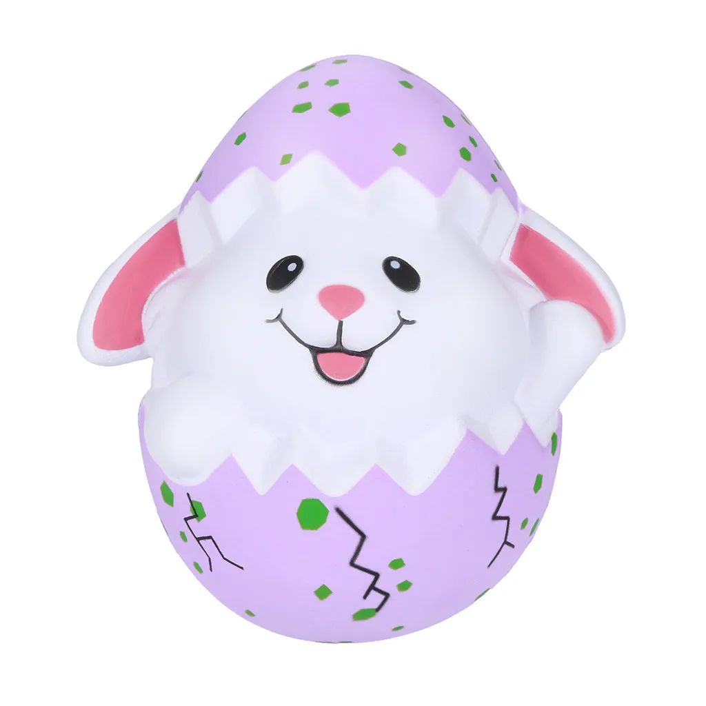 

Squeeze soft Squishy Kawaii Squishies Happy Easter Bunny Egg Scented Slow Rising Squeeze Collect Easter Gift Funny Gift Z0325