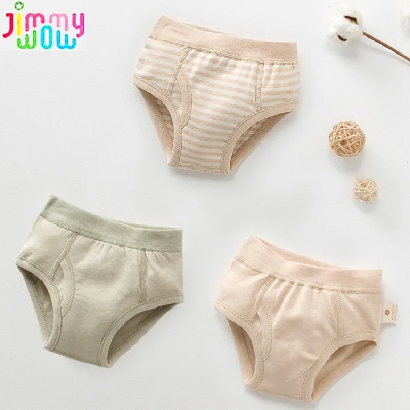 

100% Color oranic cotton mix solid stripe 1-7years boys girls kids infant High waist underpants baby briefs boys girls Panties