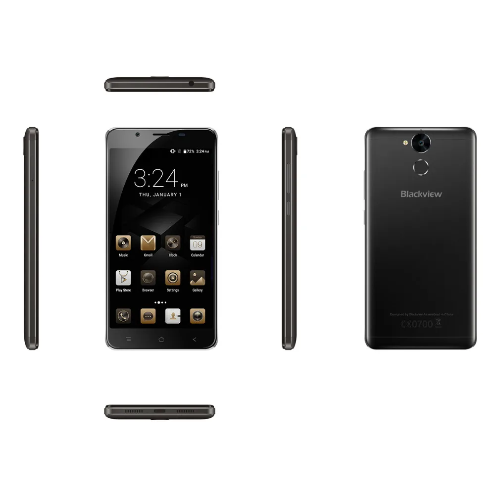 Blackview P2 Смартфон Android 6 0 5 &quotFHD 4G B Оперативная память Встроенная mt6750t восемь ядер 13MP