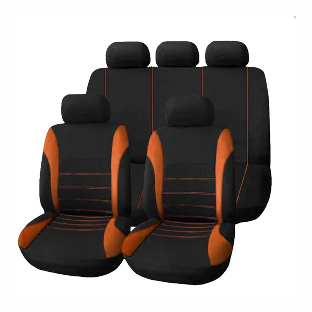 Универсальные чехлы на сиденья автомобиля аксессуары для салона hyundai solaris vw polo skoda