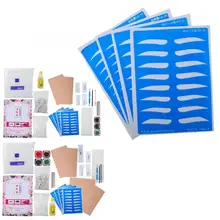 Блестящая Татуировка набор Полуперманентная Татуировка набор бровей подводка для глаз Макияж инструмент для практики для нового начинающего Ротари татуировки аксессуары