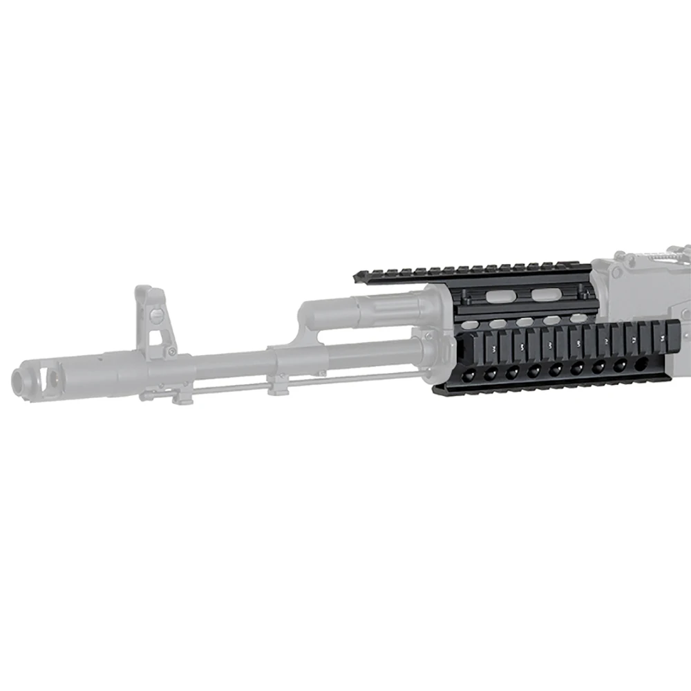 Montagem em Trilho Arma de Construção Universal Tático Quad Picatinny Romena Handguard 2 Peças Acessórios Riflescope Montagem ak 2 Acessórios e suporte de extensão