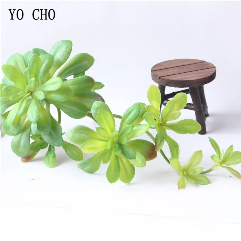 YO CHO plantas artificiales colgantes para decoración de fiesta Tropical, flores falsas, baratas, 1 unidad|Plantas artificiales| - AliExpress