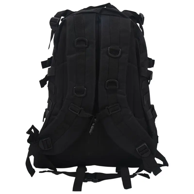 Outdoor 40L 600D Waterproof Oxford Cloth Military Rucksack  Backpack Bag ACU Camouflage Sports Travelling Hiking Bag Black 2