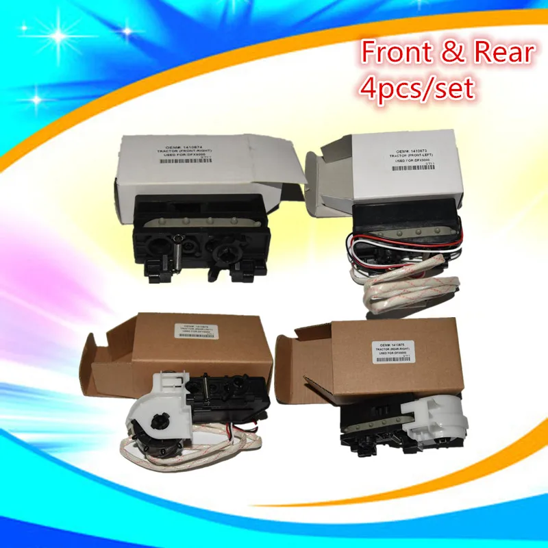 

NEW OEM DFX-9000 Dot Matrix Printer paper feed 1410873 1410874 1410876 1410875 DFX9000 Tractor front and rear 4pcs/set