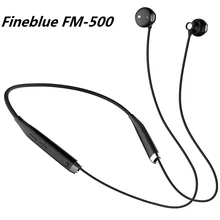 2017 Fineblue FM-500 Wireless Neckband Headset In Ear earphones 4 Colors Wireless Headphones With Retail Box PK HBS 900