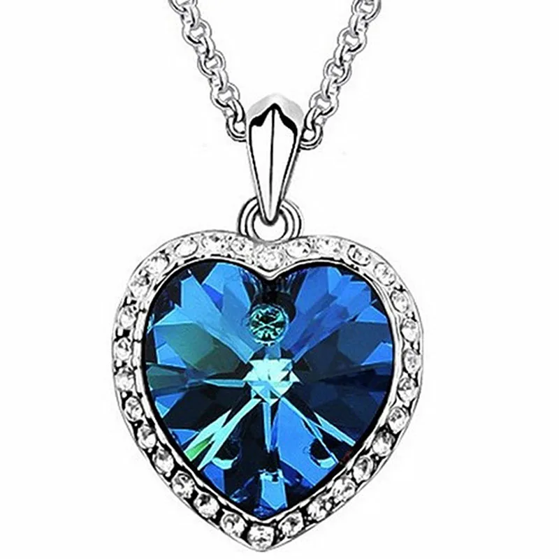 2017 Collares N373 Лидер продаж Новая деталь модная подвеска в виде сердца Титаник океана