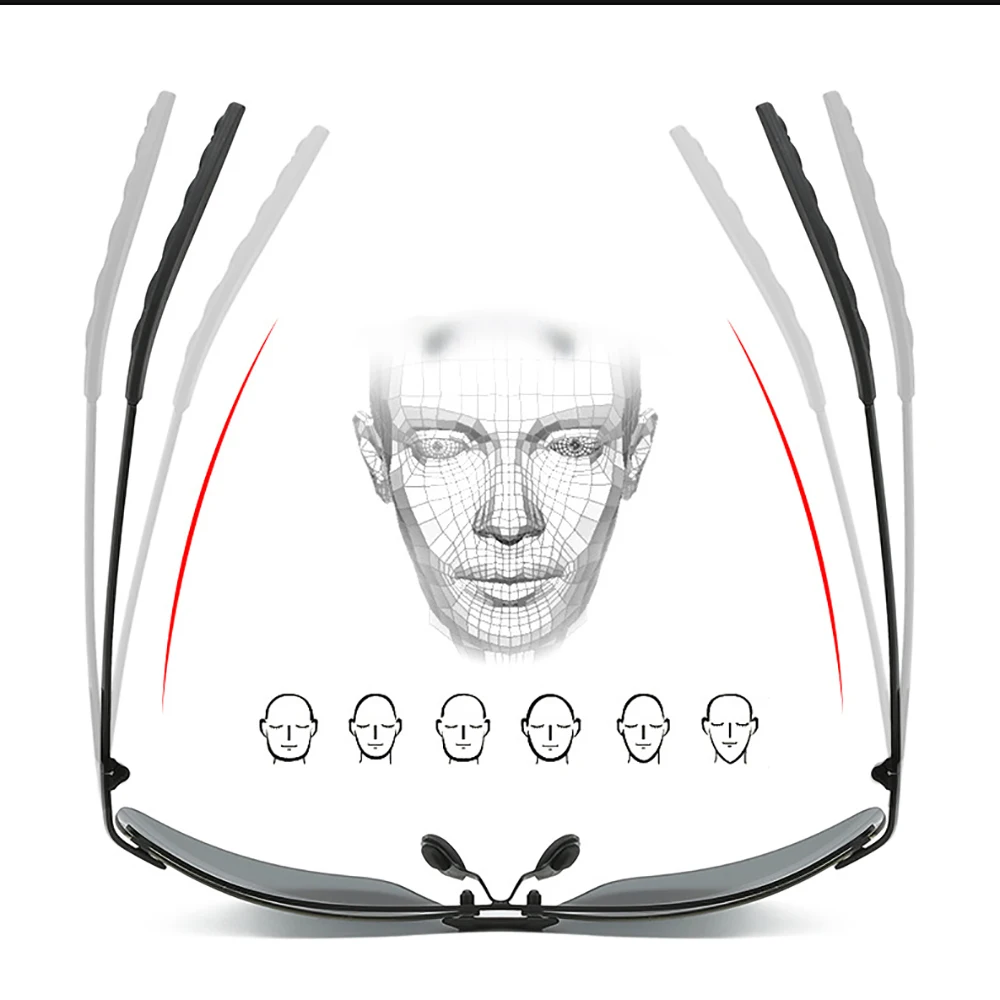 PHOTOCHROMIC SUNGLASSES WITH POLARIZED LENS - DRIVER AND FISHING GLASSES