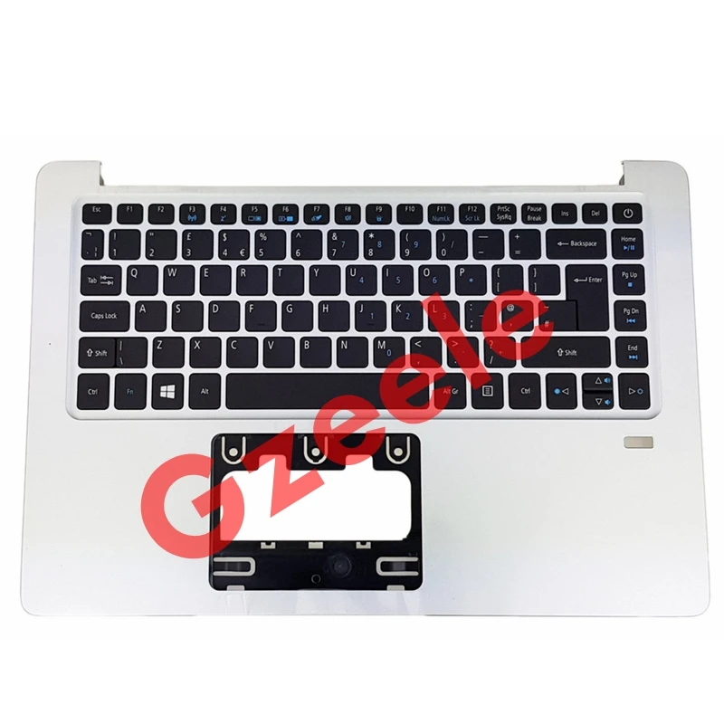 

GZEELE NEW FOR ACER ASPIRE SWIFT 3 SF314-51 PALMREST UK KEYBOARD BEZEL upper case topcase cover PN: 6B.GKBN5.025