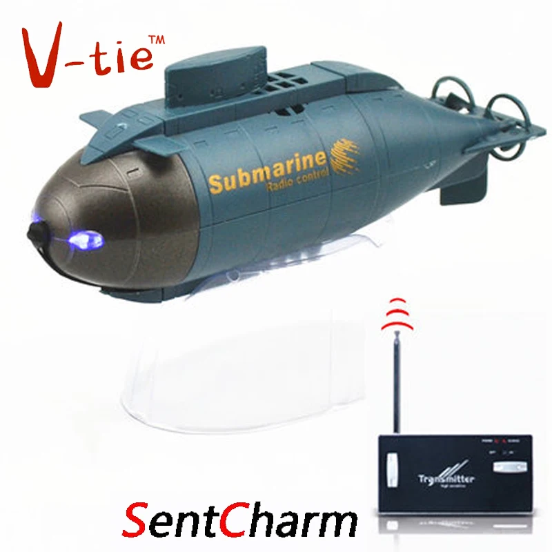 6 Channels Remote Control RC Submarine Super Mini Two Propellers Motor Submarine High Simulation