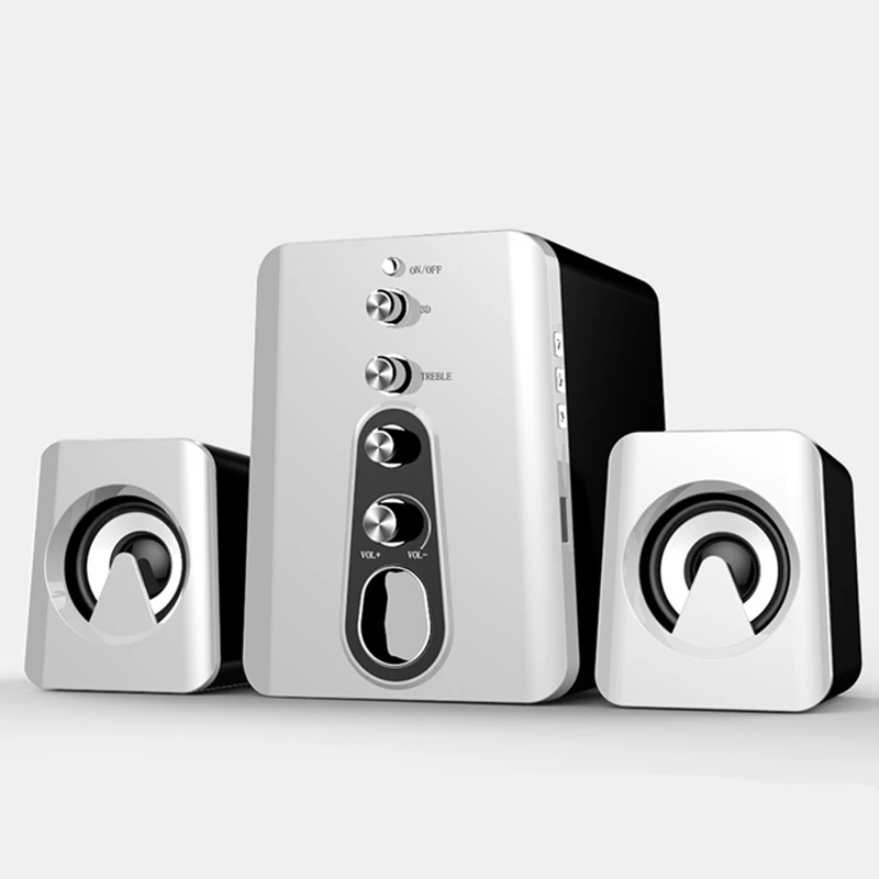 Мультимедийные Bluetooth компьютерные колонки USB мощный hi fi настольный компьютер