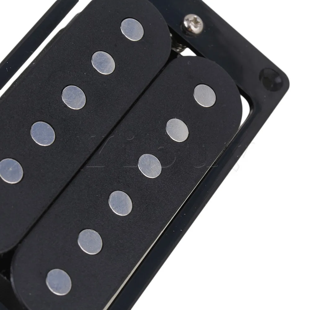Yibuy черная шея гитары и мост Humbucker Pickups окружает|humbucker pickup|guitar neckblack guitar necks |