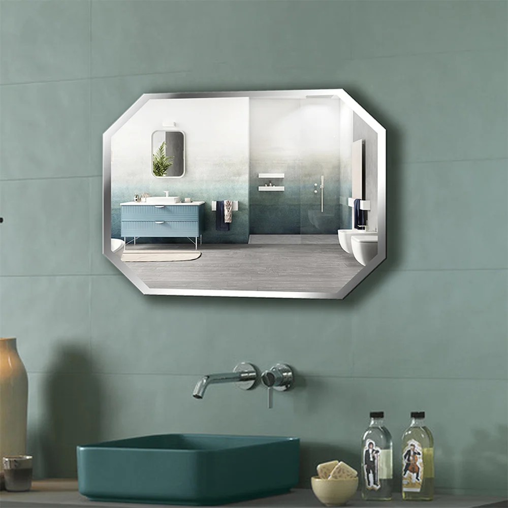 A1 الأوروبية مرآة حمام شحن اللكم مرآة بدون إطار الجدار شنقا غرفة نوم المعيشة غرفة الغرور مرآة لوضع المكياج wx8231057