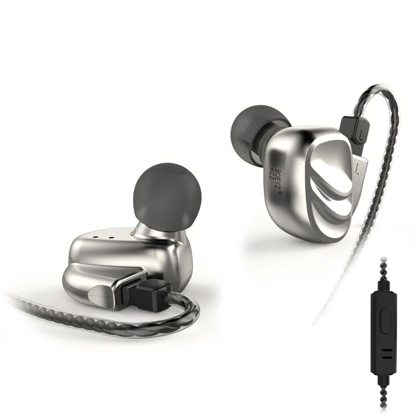 

BQEYZ KC2 2BA+2DD Hybrid Drive Metal In Ear Earphone HIFI DJ Monito Running Sport Earphone Headset 2Pin Detachable BQEYZ KB1