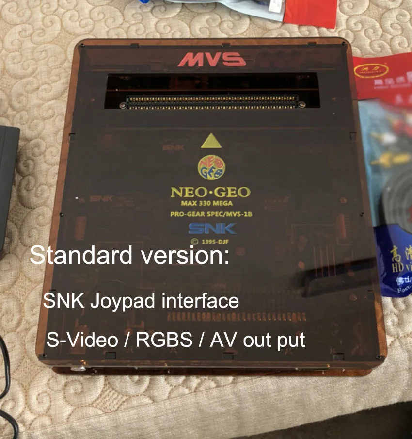 MVS NEOGEO MVS-1B в дБ 15P JAMMA CBOX SS геймпад SNK Joypad AV RGB выход для NEOGEO SNK 161 в 1/SNK 120 в 1 картридж - Цвет: Standard version