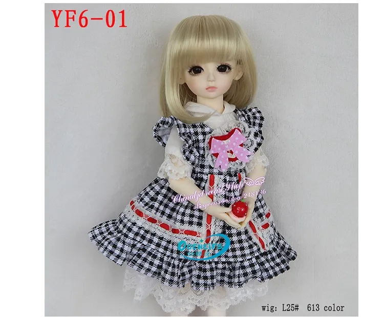 BJD SD Кукла Одежда 1/6 платье принцессы Стиль Kawaii для лат Littlefee Linachouchou тела YF6-01/02/15/20 аксессуары для куклы