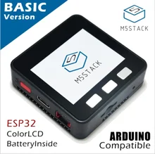 M5Stack Extensível micro módulo de controle WiFi Bluetooth kit de desenvolvimento Construído em 2 ESP32 polegada LCD ESP8266 ESP-32 para Arduino LCD