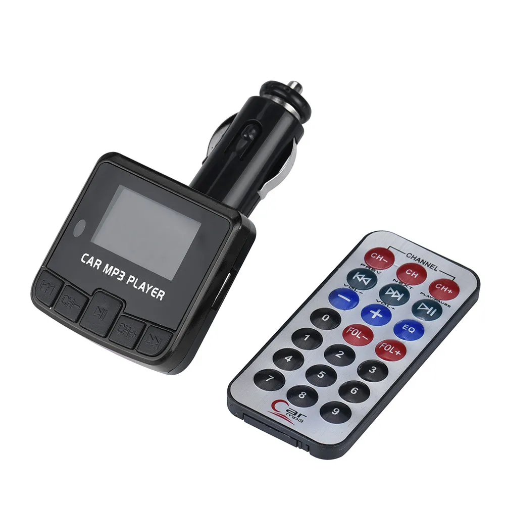 

Car Mp3 Player 87.5mhz-108.0mhz Car Kit MP3 Player FM Transmitter Wireless Radio Adapter USB Charger APR04