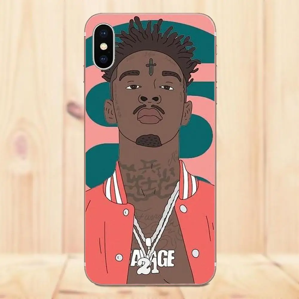 Maerknon окрашенный чехол для телефона 21 Savage хип хоп рэпер певец Issa LG G2 G3 mini spirit G4 G5 G6 K4
