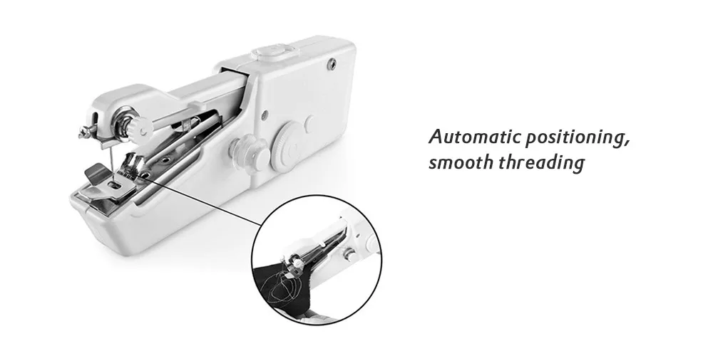 Portable Handy Stitch Battery Power Handheld Sewing Machine