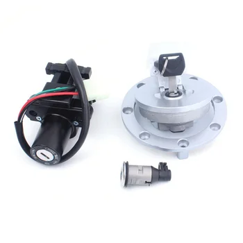 

For Honda CBR600RR F5 2003-2006 CBR1000RR 2004-2007 Ignition Switch Gas Fuel Tank Cap Cover Seat Lock key Set