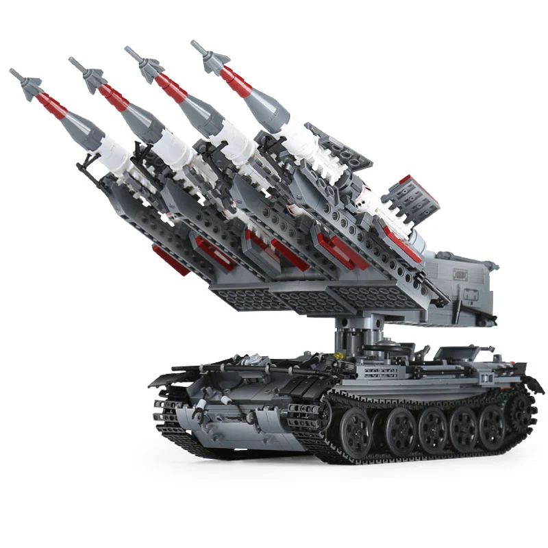 

Xingbao 06004 Military Series SA-3 missile and T 55 Tank Children Toy Educational Building Blocks Bricks Gifts 1753 Pcs