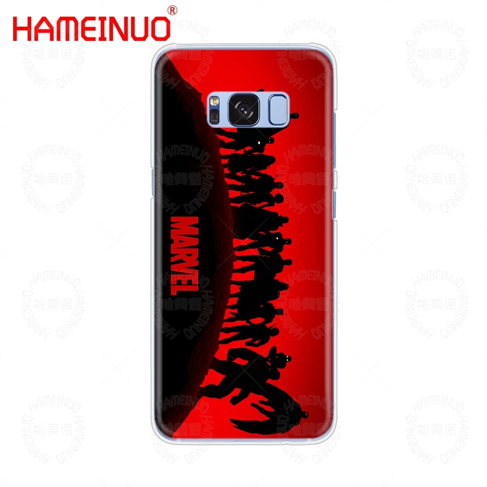 HAMEINUO Marvel Супергерои чехол для сотового телефона samsung Galaxy S9 S7 edge PLUS S8 S6 S5 S4 S3 MINI - Цвет: 60715