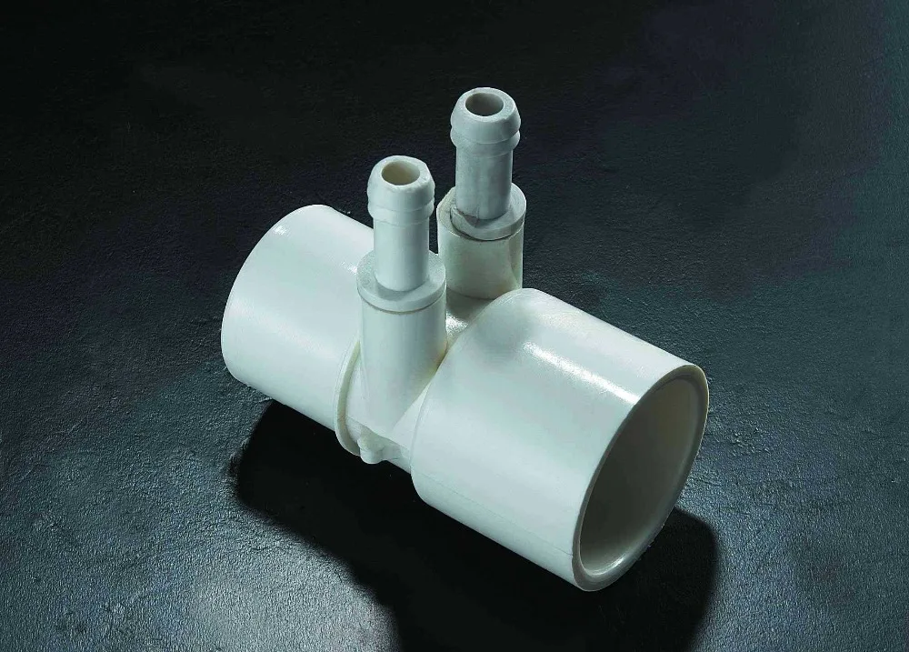 bathtub air distributor and air Manifold 1"S x 1" Spig with 2 (10mm) 3/