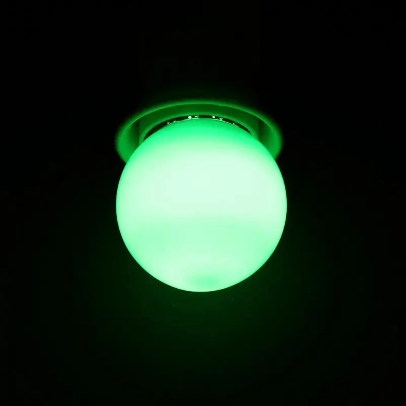 3 Вт E27 Светодиодный светильник круглый цветной Глобус светильник для дома Бар вечерние декоративная лампа, освещение - Цвет: Green