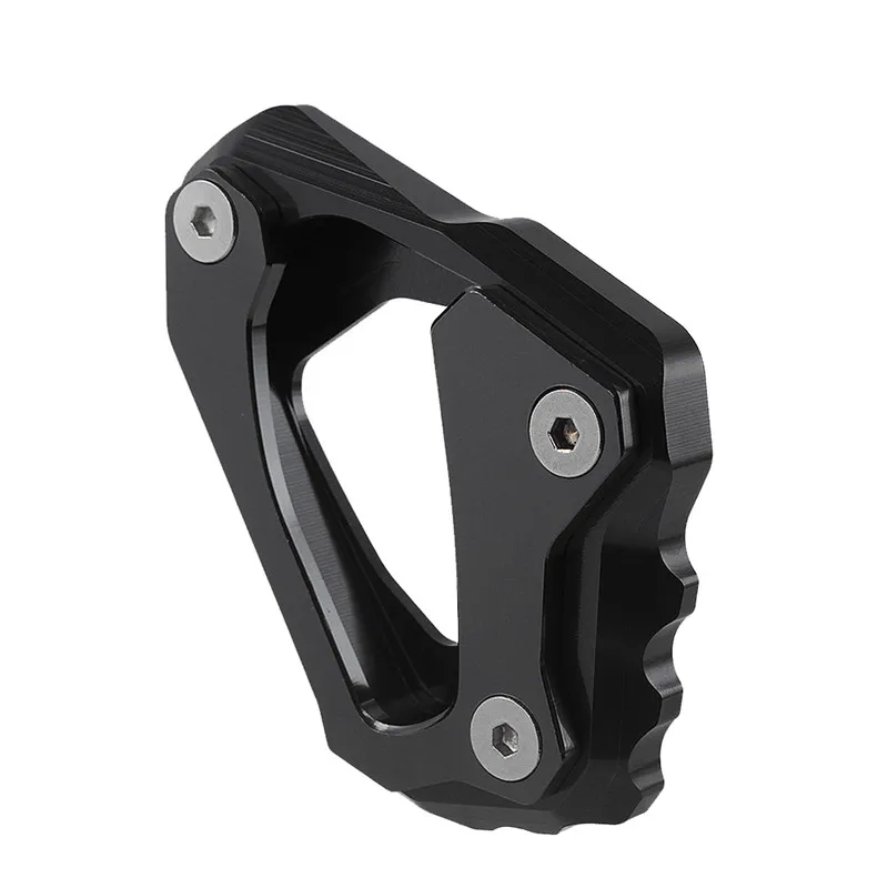 CNC мотоцикл Kickstand подножка сторона подставка удлинитель поддержка тарелка; алюминий для YAMAHA MT-10 MT10/FZ-10 FZ10