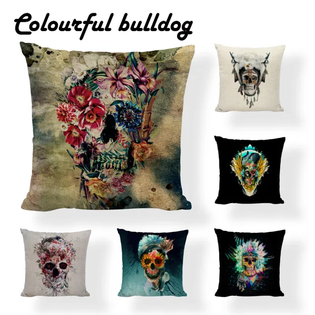 Cool Mexican Skull Pillow Cushion Case Native American Throw Cover Enchanting Native American Decorative Pillows Cool Mexican Skull Pillow Cushion Case Native American Throw Cover Enchanting Native American Decorative Pillows