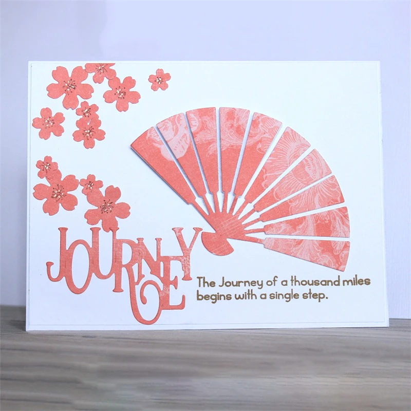 

YaMinSanNiO Large Asian Fan Dies Metal Cutting Dies New 2019 for Card Making Scrapbooking DIY Album Embossing Paper Craft Dies