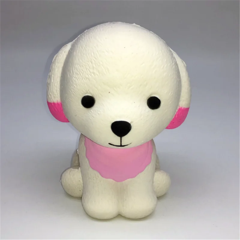 

Anti-stress Squishy Dog Toy Slow Rising Squishi PU Squishy Squeeze Squishes Lanyard for all SmartPhone Mobile Phone Straps
