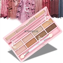 Гламурный макияж 8 видов цветов пелетка теней для глаз мерцающие тени для век вечерние щетка