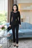 OL Styles Formal Uniform Designs Women Business Suits With Pants and Tops Ladies Office Work Wear Blazers Professional Pantsuits 5