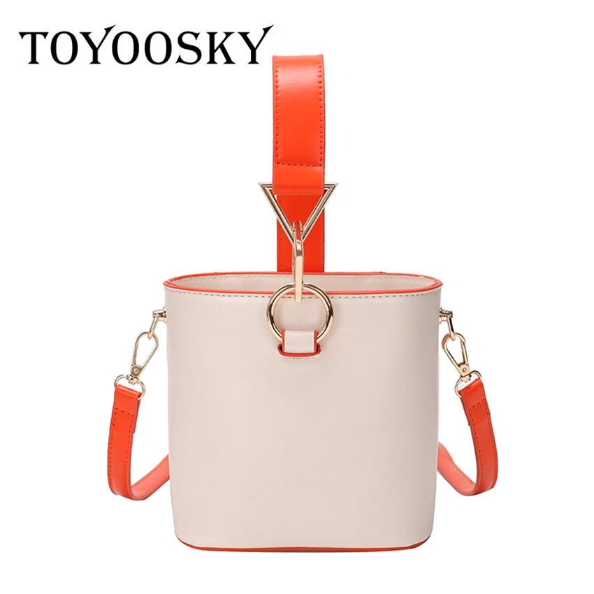 

TOYOOSKY Women PU Leather Designer Handbag 2019 Summer Portable Wristlets Panelled Crossbody Shoulder Bag Ladies Fashion Package