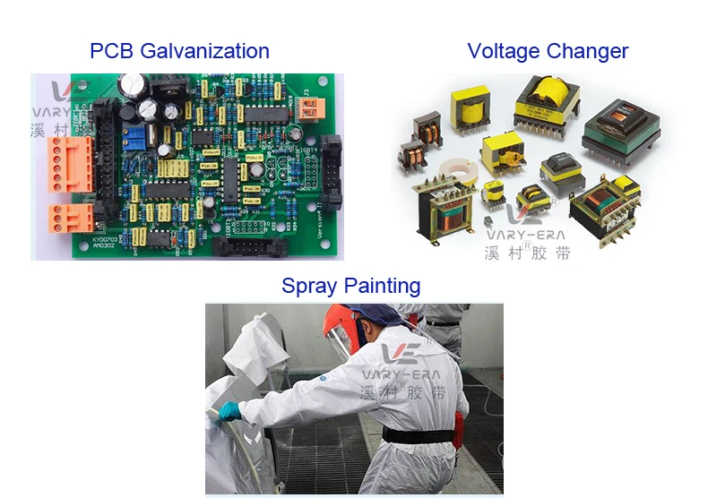 Vary era высокая температура зеленый ПЭТ лента PCB маскирующая лента E-G06 Rohs Сертификация