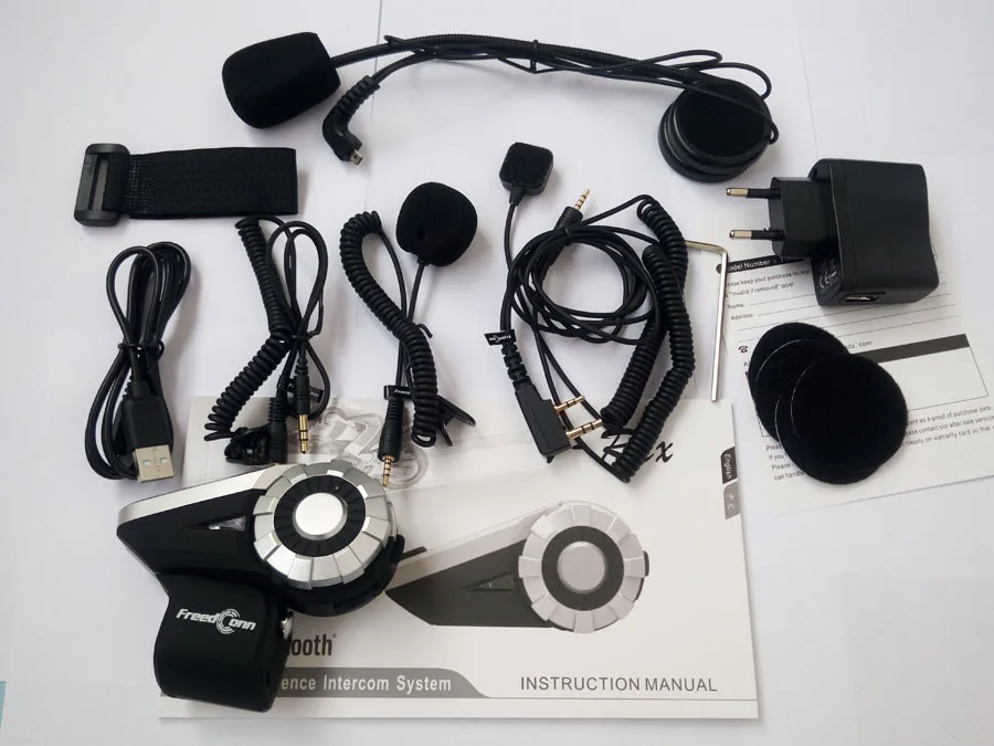 1 шт. Freedconn T Rex Full Duplex 1500 м 8 полосная мотоциклетная система для групповых