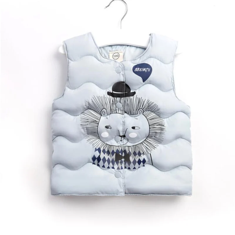 winter cotton vests for boys kids waistcoat thick rabbit vests for girls children clothes  (5)