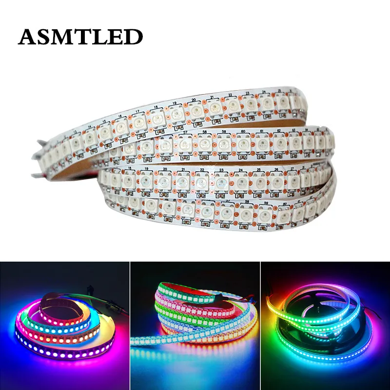 

DC 5V LED Pixel Strip WS2811 WS2812B Programmable Addressable 30/60/144 leds/m built in 1 IC Control 1 Leds 5050 RGB LED Lights