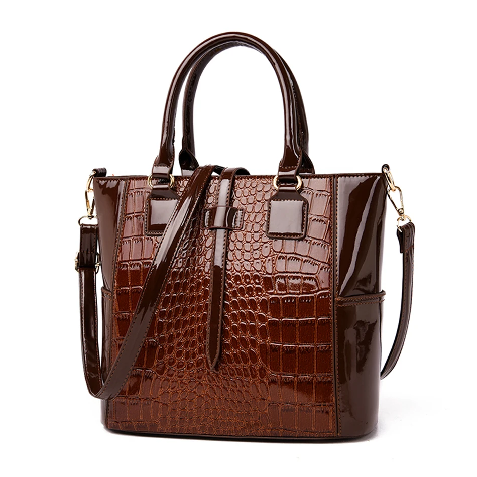 femininas designer alligator tote sacos crossbody bolsas de mujer